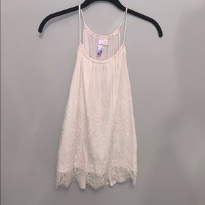 White Lace Tank